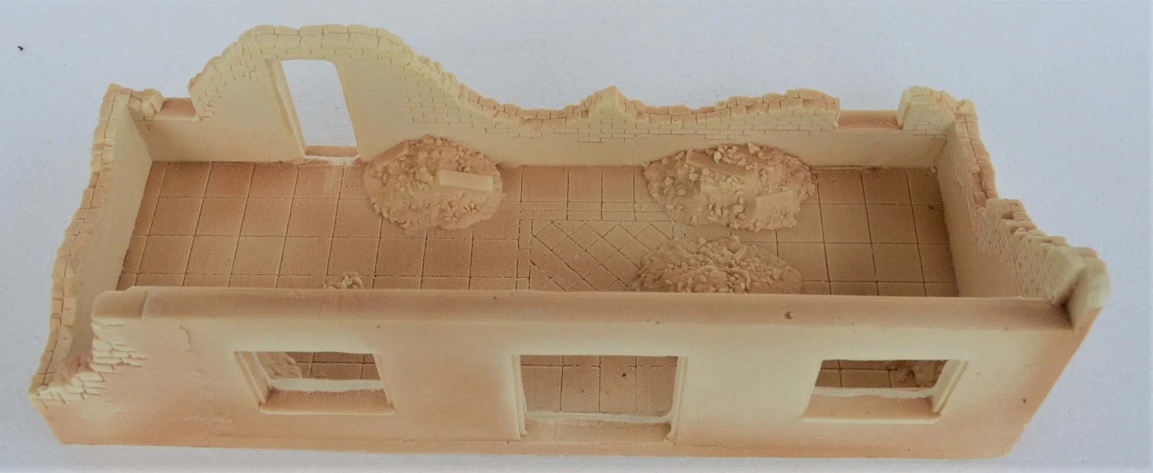 TSSD Unpainted World War II Building TS223UN