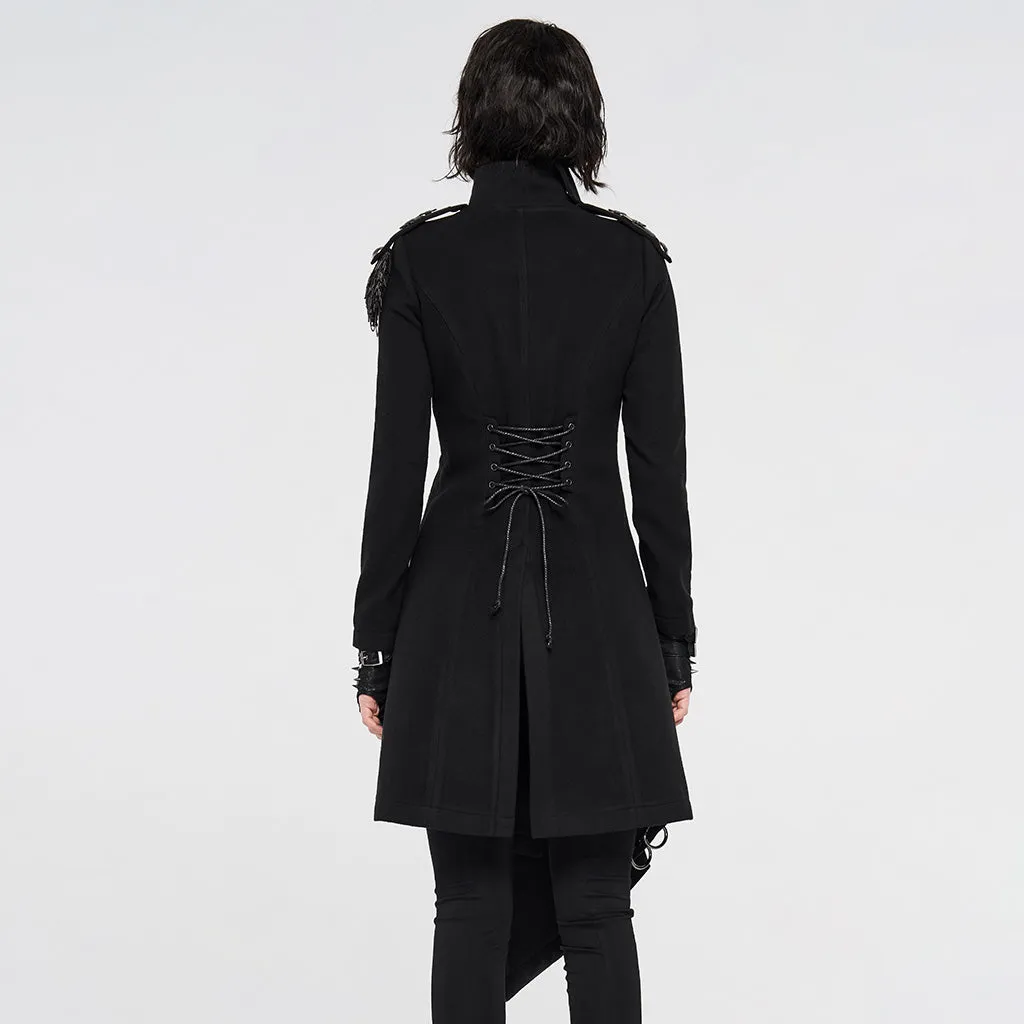 WY-1198ECF Simple Military Uniform Woolen Coat